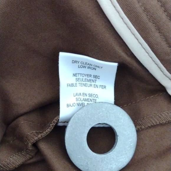 Worth New York Vintage Brown Wide Leg Lillian Ankle Pant Size 12 - Picture 5 of 11